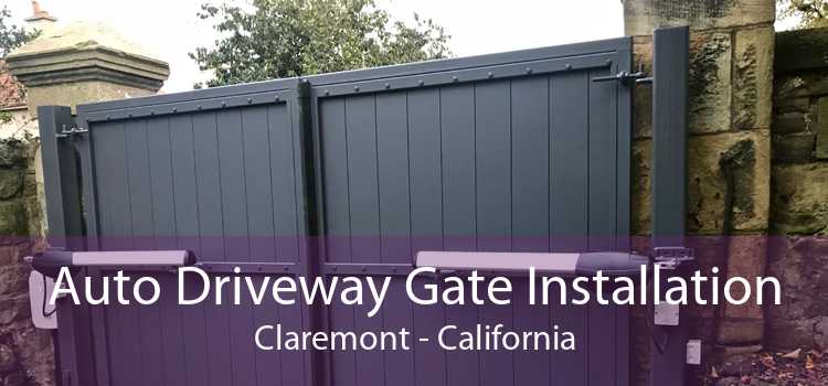 Auto Driveway Gate Installation Claremont - California